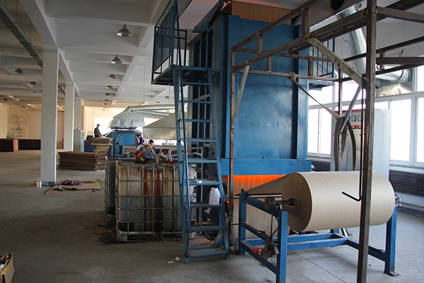 Water curtain production line
