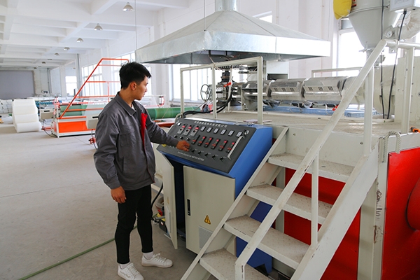 Nylon mat production line